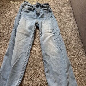 Quince Light Wash Straight Leg Jeans